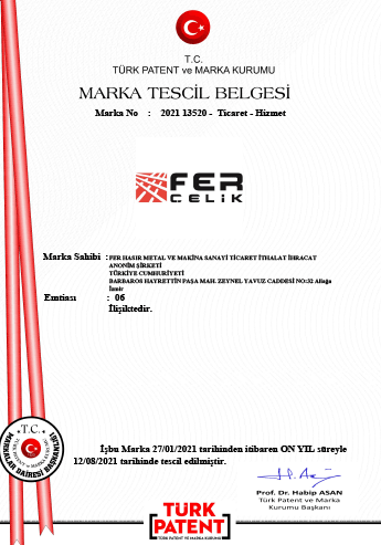 MARKA TESCİL BELGESİ